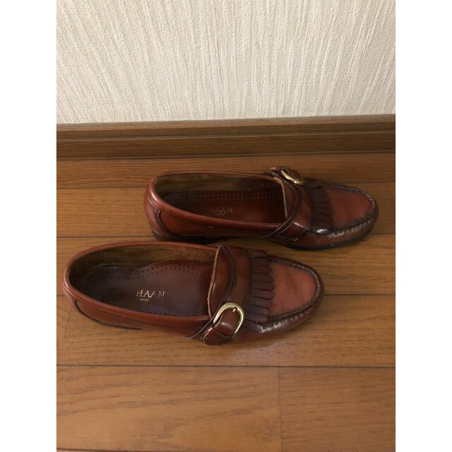 Cole Haan(コールハーン)の【USA製】COLE HAAN キルトストラップローファー ブラウン メンズの靴/シューズ(ドレス/ビジネス)の商品写真