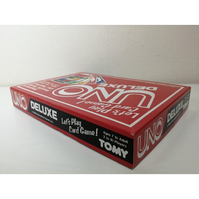 激レア UNO DELUXE 国内版 TOMY エンタメ/ホビーのテーブルゲーム/ホビー(トランプ/UNO)の商品写真