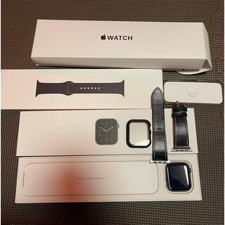 アップルウォッチ(Apple Watch)の極美品Apple Watch SE 44mm  今日までの限定出品(腕時計(デジタル))