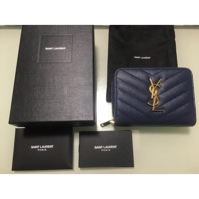 YSL サンローラン二つ折り財布