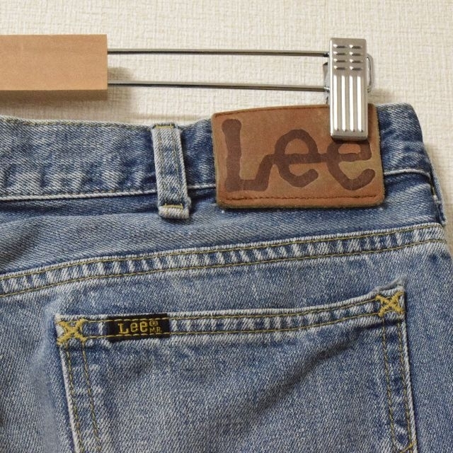 Lee(リー)のLee リー デニムパンツ ストレート ジーンズ 34×33 古着 L レディースのパンツ(デニム/ジーンズ)の商品写真