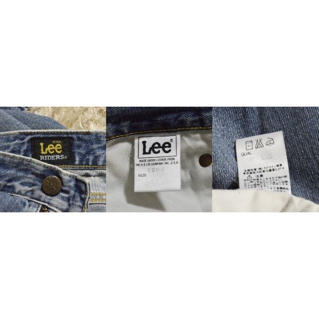 Lee(リー)のLee リー デニムパンツ ストレート ジーンズ 34×33 古着 L レディースのパンツ(デニム/ジーンズ)の商品写真