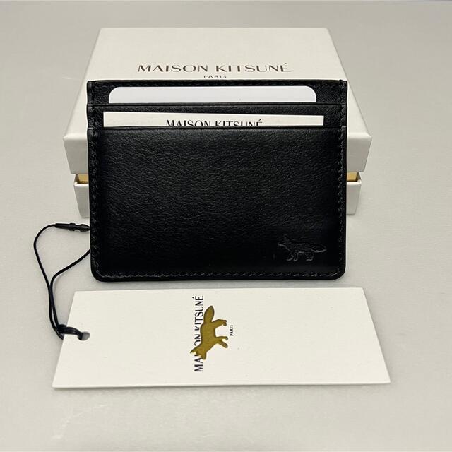新品 Maison Kitsune メゾンキツネ FOX レザー カードケース