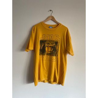 スターウォーズ　Tシャツ イエロー　オビワンケノービ　ダースベーダー(Tシャツ/カットソー(半袖/袖なし))