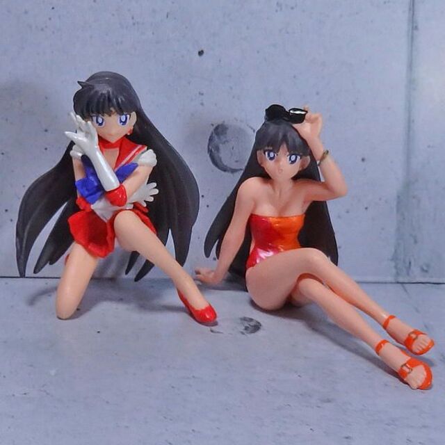 BANDAI - セーラーマーズ＆火野レイ水着版（美少女戦士