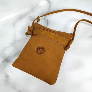 【希少】エレファントレザー 象革 ミニショルダーバッグ サコッシュ