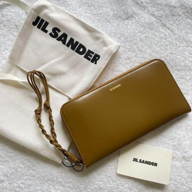 JIL SANDER ジルサンダー タングル 長財布  ブラウン ウォレット