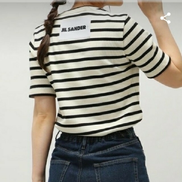 Jil Sander(ジルサンダー)のjilsander ボーダーTシャツ　ドゥロワー レディースのトップス(Tシャツ(半袖/袖なし))の商品写真