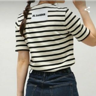 ジルサンダー(Jil Sander)のjilsander ボーダーTシャツ　ドゥロワー(Tシャツ(半袖/袖なし))