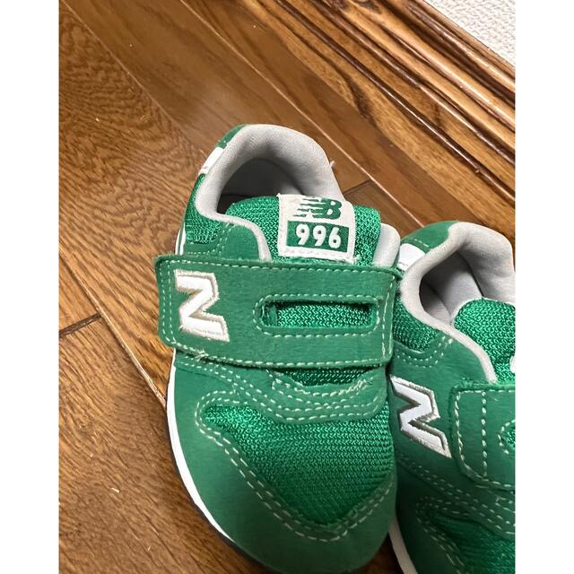 New Balance(ニューバランス)のニューバランス 996 12cm 緑 キッズ/ベビー/マタニティのベビー靴/シューズ(~14cm)(スニーカー)の商品写真