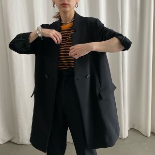 アメリヴィンテージ(Ameri VINTAGE)のAmeriVINTAGE　NOTCH PRINT LINING JACKET(ノーカラージャケット)