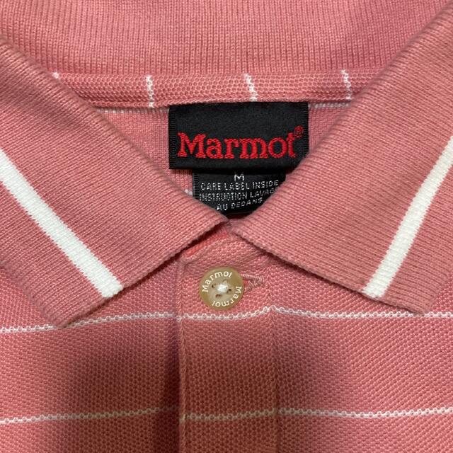 MARMOT(マーモット)のマーモット ポロシャツ ピンクボーダー メンズのトップス(ポロシャツ)の商品写真