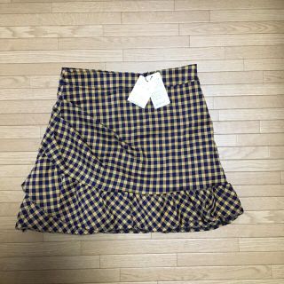 セシルマクビー(CECIL McBEE)の新品　CECIL McBEE チェックのスカート　M(ひざ丈スカート)