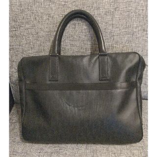 未使用▼定価407000円 DIOR ディオールオム 1ADBR088CDP_H43E ランゴ CDダイヤモンド 2WAY ブリーフケース/ビジネスバッグ 黒×紺 伊製 袋