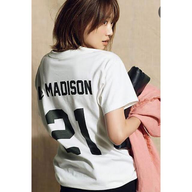 試着のみ MADISONBLUE ナンバリングTシャツ サイズ01 - Tシャツ(半袖 ...