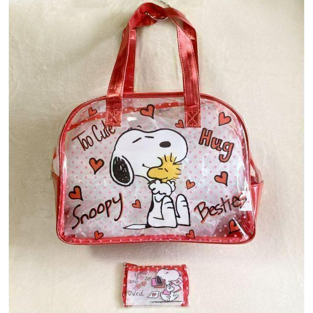 Snoopy スヌーピーボストンプールバッグビニールバッグビーチバッグスイムバッグ小学生女の子の通販 By Mimi S Shop スヌーピーならラクマ