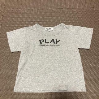 コムデギャルソン(COMME des GARCONS)のPLAY COMME des GARCONS キッズTシャツ 2 グレー(Ｔシャツ)