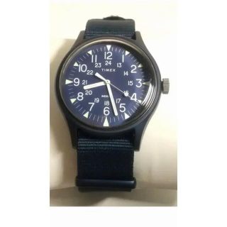 タイメックス(TIMEX)の美品　腕時計　TIMEXキャンパーMK1 アルミ　ネイビー(腕時計(アナログ))