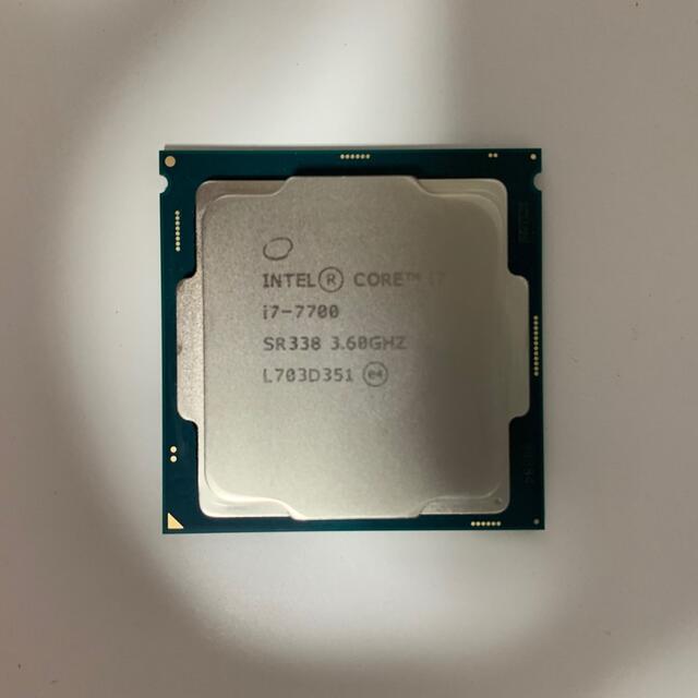 Intel CPU core i7 7700 3.60GHzスマホ/家電/カメラ
