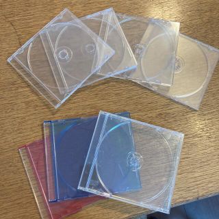 【送料込み・匿名】CDケース　DVDケース　7枚(CD/DVD収納)