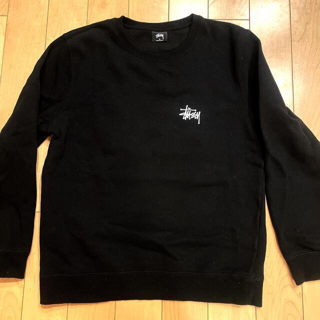 STUSSY(ステューシー)のStussy ステューシー トレーナー スウェットMサイズ ブラック メンズのトップス(スウェット)の商品写真