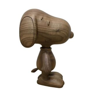 スヌーピー(SNOOPY)のカリモク　karimoku　スヌーピー snoopy wooden フィギュア(その他)