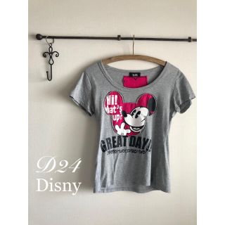 ディズニー(Disney)のD24  Disney ミッキーマウス　半袖TシャツM〜L(Tシャツ(半袖/袖なし))