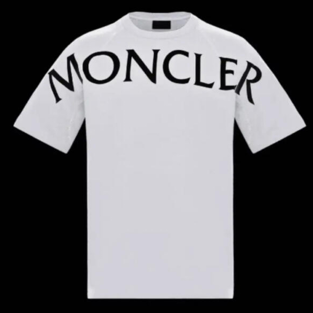 サイズ★最新作★ MONCLER ビッグロゴ Tシャツ Ｌ　モンクレール 完売品