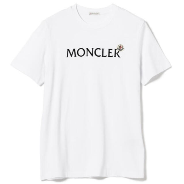 サイズ★希少★MONCLER Tシャツ XL ワッペン ホワイト モンクレール 完売