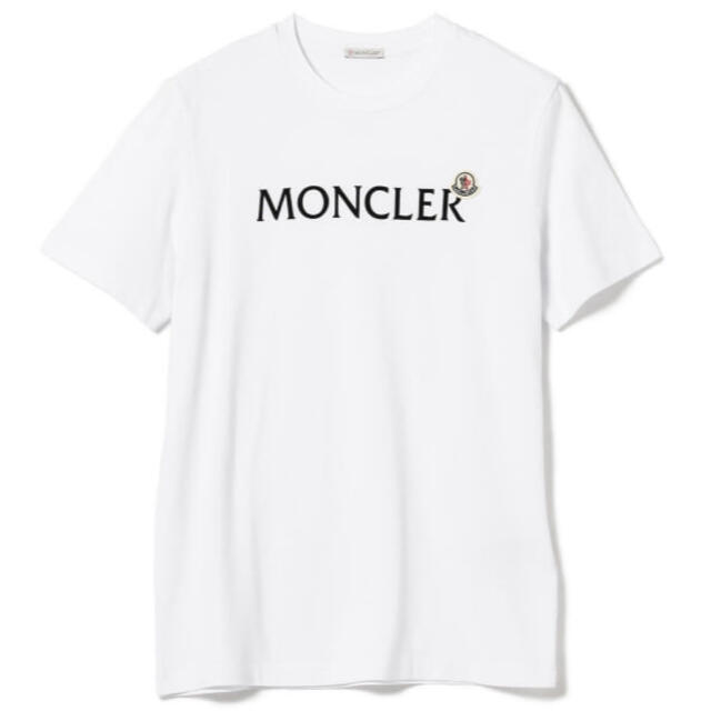 MONCLER(モンクレール)の★希少★MONCLER Tシャツ XL ワッペン ホワイト モンクレール 完売 メンズのトップス(Tシャツ/カットソー(半袖/袖なし))の商品写真