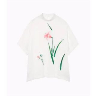 MameKurogouchi Embroidery Chiffon Blouse