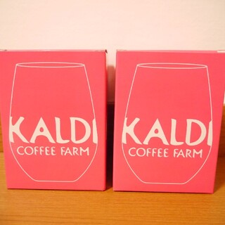 KALDI - 【新品・未使用】KALDI　ワイングラス　カルディ