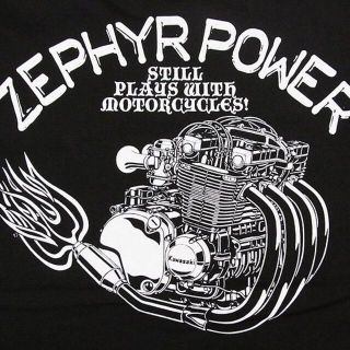 「ZEPHYR POWER」ゼファー1100エンジンTシャツ(Tシャツ/カットソー(半袖/袖なし))