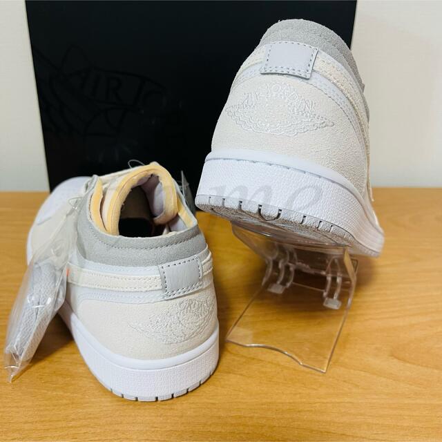 新品 27 ナイキ エアジョーダン1 LOW クラフト ホワイト グレー 5