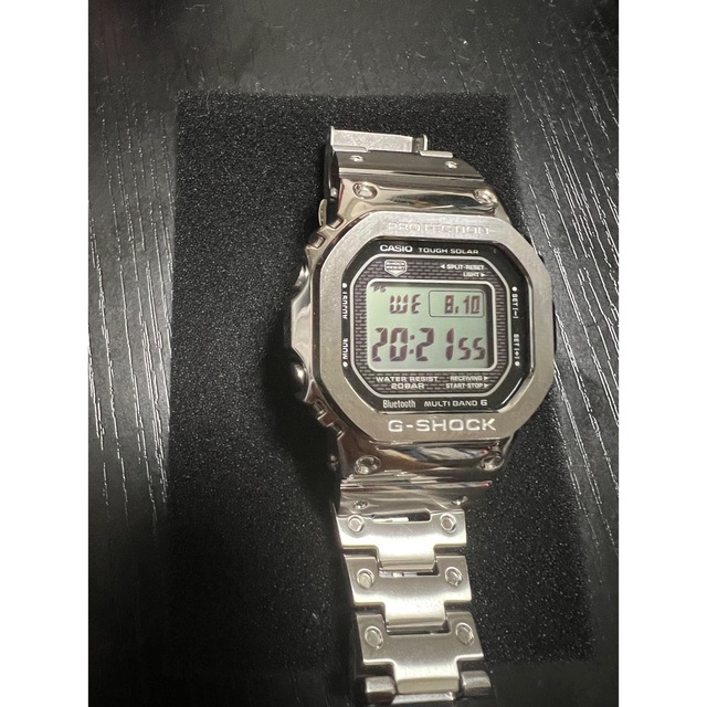 G-SHOCK(ジーショック)のCASIO G-SHOCK GMW B5000D-1JF フルメタルシルバー メンズの時計(腕時計(デジタル))の商品写真