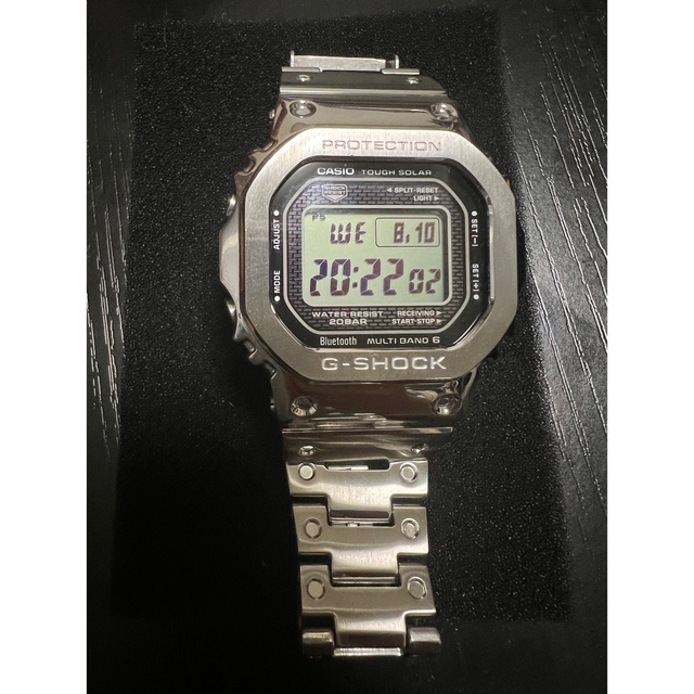 G-SHOCK(ジーショック)のCASIO G-SHOCK GMW B5000D-1JF フルメタルシルバー メンズの時計(腕時計(デジタル))の商品写真