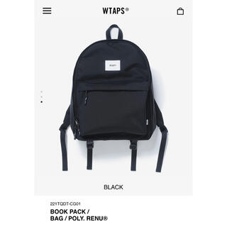 W)taps - WTAPS 2021SS BOOK PACK リュック バッグパック 黒の通販 by ...