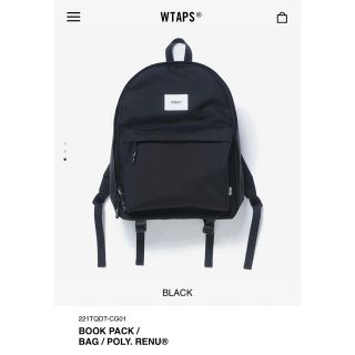 ダブルタップス(W)taps)のWTAPS 2021SS BOOK PACK リュック バッグパック 黒(バッグパック/リュック)