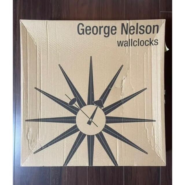 Vitra ジョージ・ネルソンSunburst Clock 時計 美品 掛時計/柱時計 Vitra ジョージ・ネルソンSunburst Clock 時計 美品 掛時計/柱時計