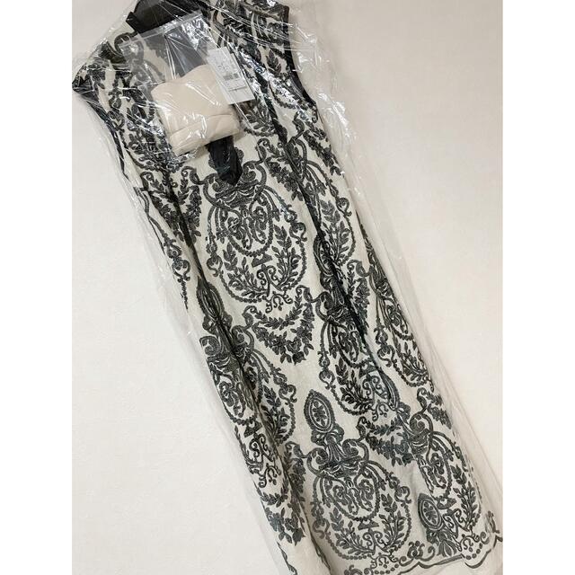 Ameri VINTAGE(アメリヴィンテージ)のAmeri Vintage DAMASK EMBROIDERY DRESS レディースのワンピース(ロングワンピース/マキシワンピース)の商品写真