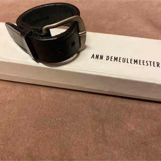 アンドゥムルメステール(Ann Demeulemeester)のANN DEMEULEMEESTER レザー ブレス 本革 イタリア製(ブレスレット)