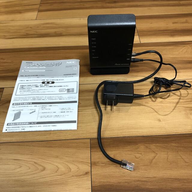 NEC(エヌイーシー)のNEC Wi-Fi ルーター Aterm WG1200HS4 スマホ/家電/カメラのPC/タブレット(PC周辺機器)の商品写真