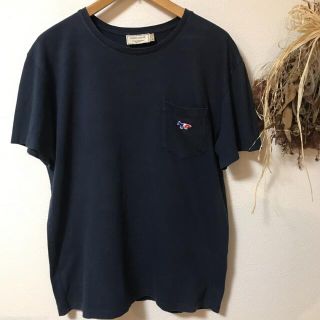 メゾンキツネ(MAISON KITSUNE')のMAISON KITSUNE メゾンキツネ　ロゴ　Tシャツ(Tシャツ/カットソー(半袖/袖なし))