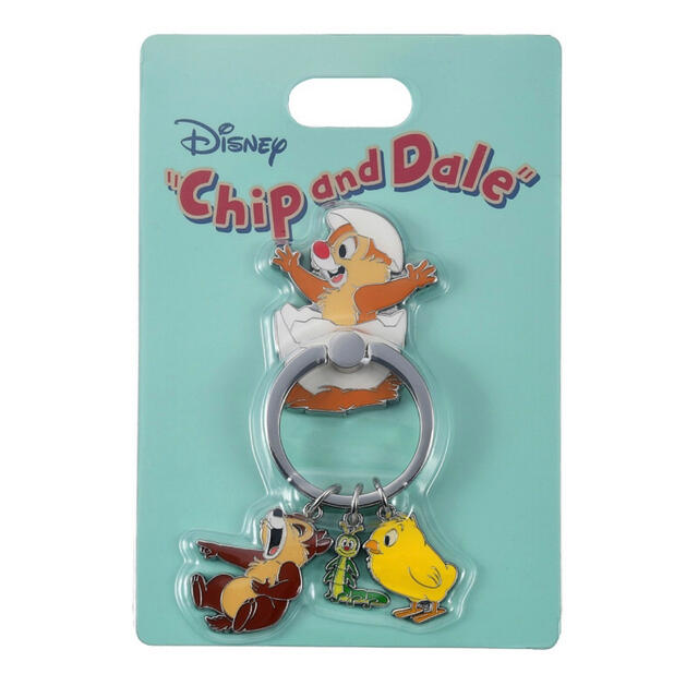 Disney(ディズニー)のディズニー　チップとデール　スマホリング エンタメ/ホビーのおもちゃ/ぬいぐるみ(キャラクターグッズ)の商品写真