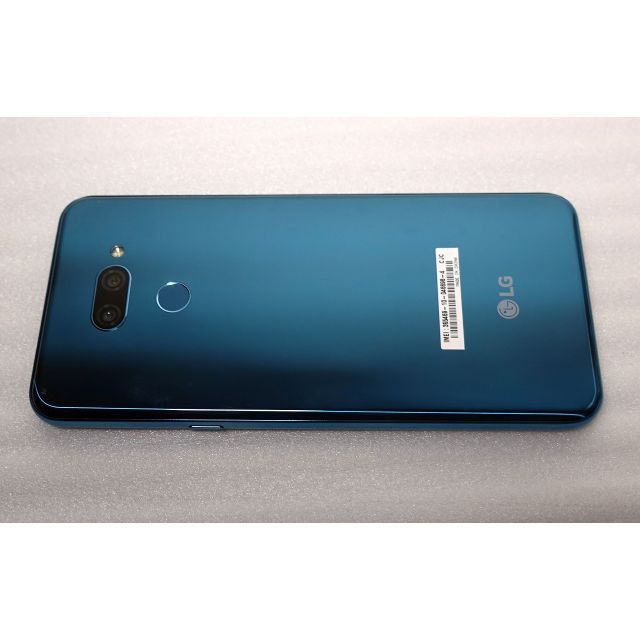 LG Electronics(エルジーエレクトロニクス)のSIMフリー☆LG K50  スペースブルー(802LG)☆美品 スマホ/家電/カメラのスマートフォン/携帯電話(スマートフォン本体)の商品写真