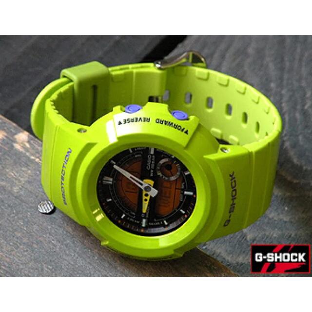 【生産終了品】G-SHOCK 腕時計／黄緑×紫