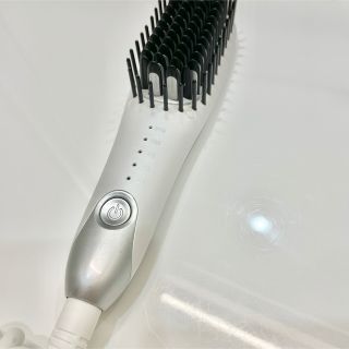 美品 アゲツヤミニブラシ ポータブルミニブラシ ホワイト(ヘアアイロン)