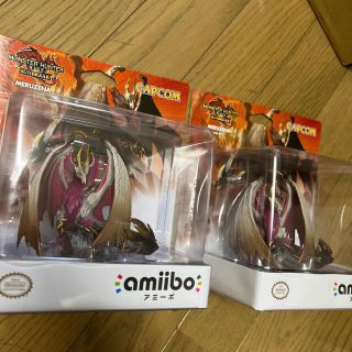 カプコン(CAPCOM)のメルゼナ　amiibo 2個　モンスターハンター(ゲームキャラクター)