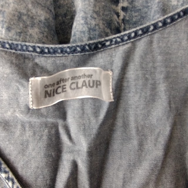 NICE CLAUP(ナイスクラップ)のレディース　ワンピース　sizeS〜M位 レディースのワンピース(ひざ丈ワンピース)の商品写真