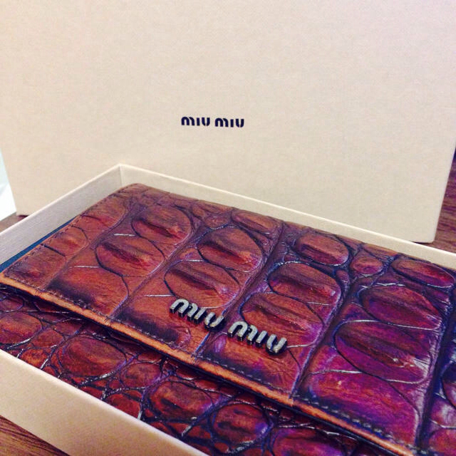 MIU MIU - お取り置き中miumiu＊クロコ財布